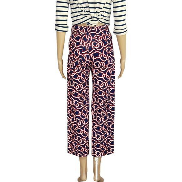 MAEVE x ANTHROPOOGIE Colette Cropped Wide-Leg Ponte Pants, Blue/Midnight, 24” - Picture 6 of 14